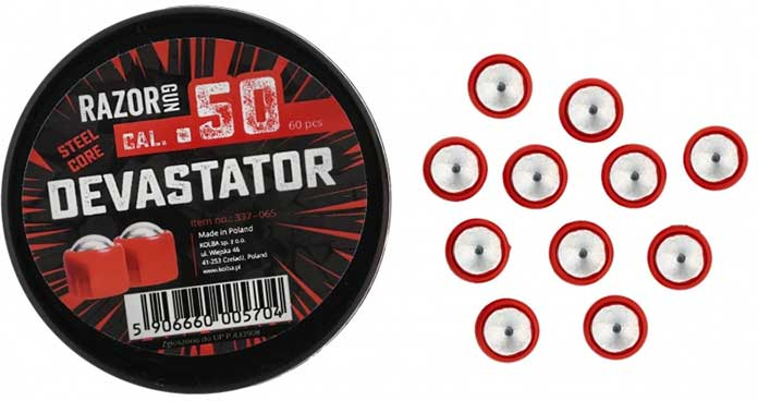 RAZORGUN Guličky T4E Devastator SteelCore .50 60ks (590666000570)