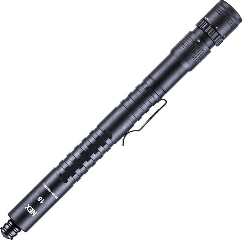 NEXTOOL Teleskopický obušok 18" with Flashlight (NXN18)