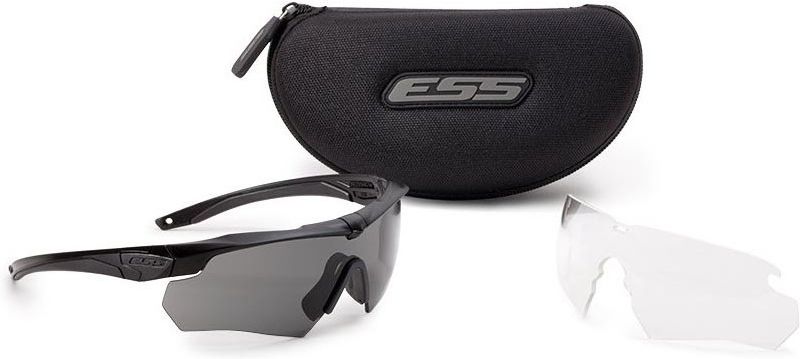 ESS Ochranné okuliare Crossbow 2LS - číre, dymové sklo (740-0390)