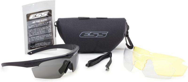 ESS Ochranné okuliare Crosshair 3LS - číre, žlté a dymové sklo (EE9014-05)