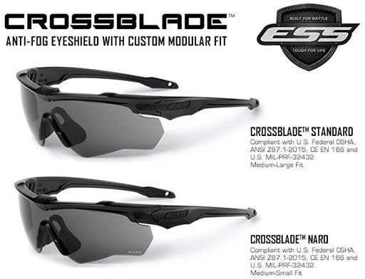 ESS Ochranné okuliare Crossblade One - dymové sklo (EE9032-08)