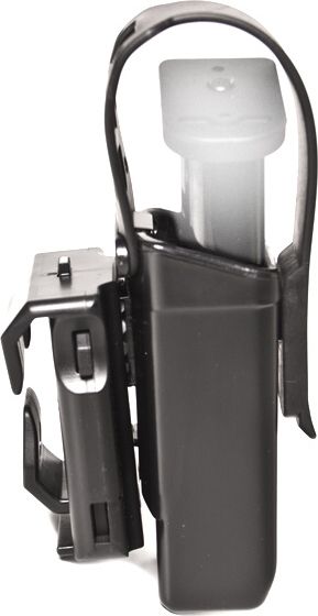 ESP Rotacne plast. puzdro pre dvojrady zasobnik 9mm Luger s poistnou paskou (MH-04-S)