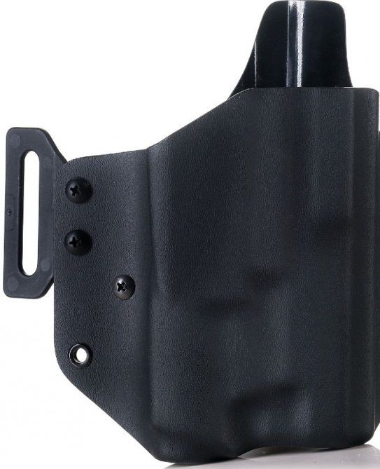 FALCO Opaskové puzdro kydex OWB typ C905 pre Glock 17 so svetlom, pravák, čierne