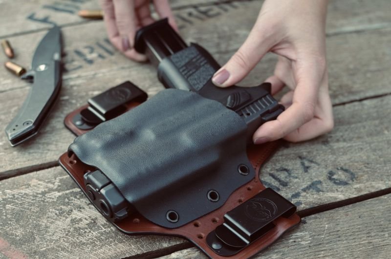 FALCO Opaskové puzdro IWB typ A116 pre G17, štandard mier., ľavák+ PL2