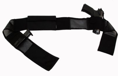 FALCO Gumený pás na skryté nosenie čierne so sieťou typ 508/3 - čierne