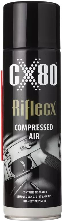 RIFLECX Stlačený vzduch na čistenie zbrane 500ml