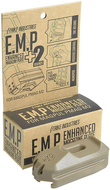 STRIKE INDUSTRIES Predlžovacia pätka EMP +5 PMAG M3 - flat dark earth (EMP+5-FDE)