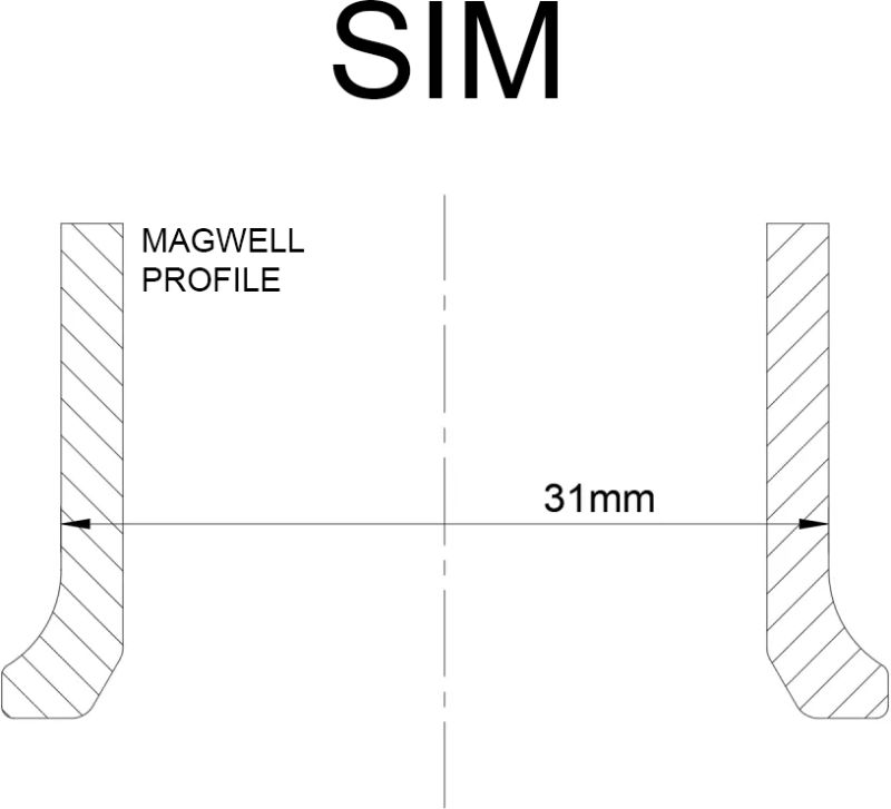 KOLIBRI Rozšírenie zásobníkovej šachty Lieviq Mk1 Sim pre AR-15 - deep black
