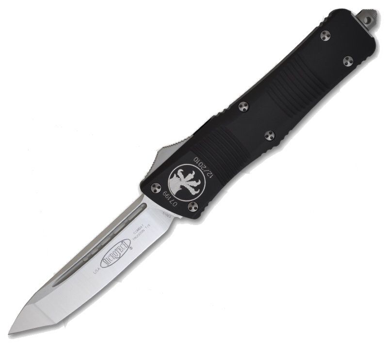 MICROTECH Zatvárací nôž Combat Troodon T/E Stonewash - čierny (144-10)