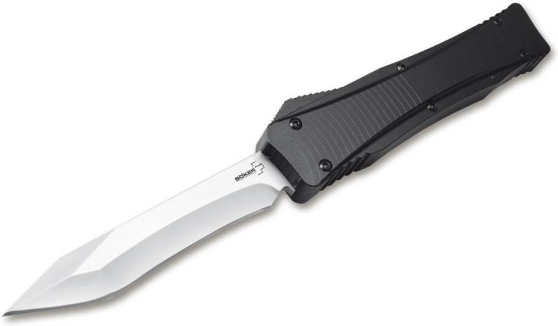 BOKER Plus Zatvárací nôž/vyskakovací Falcon Auto OTF D2 2.0 - čierny
