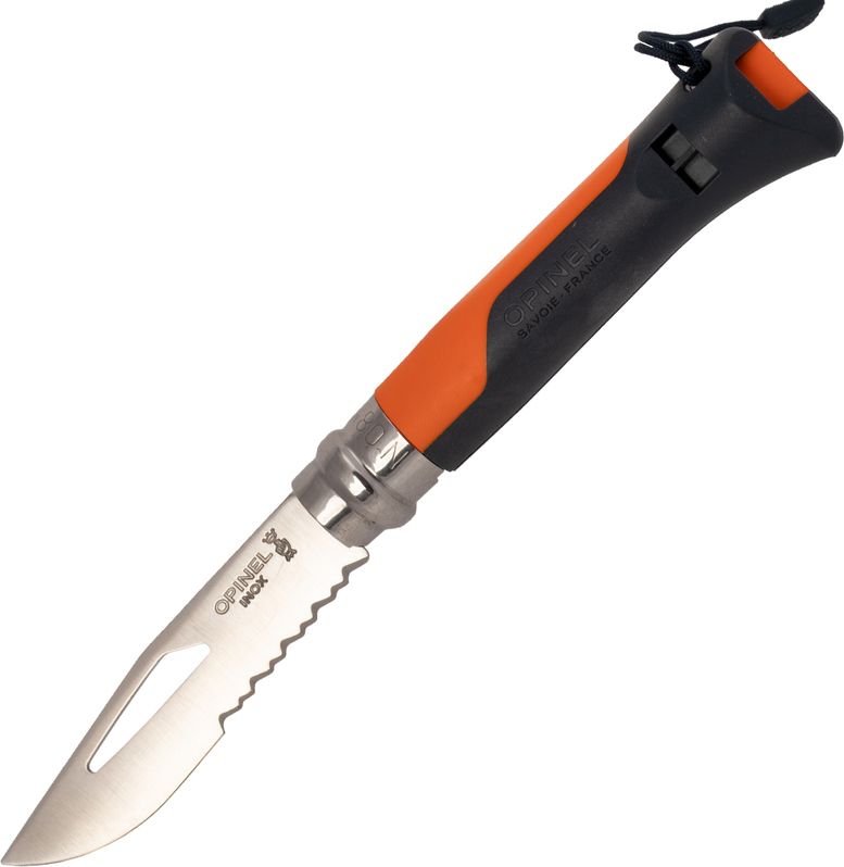 OPINEL Zatvárací nôž N08 Inox Outdoor - oranžová/čierna