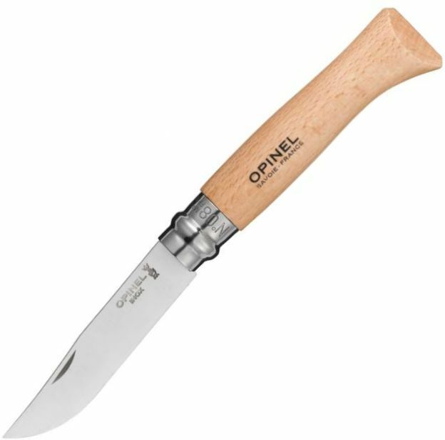 OPINEL Zatvárací nôž N8 Inox - drevo