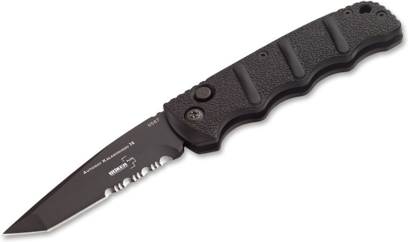 BOKER Plus Zatvárací nôž AKS čierny tanto (01KALS74BT)