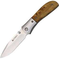 CRKT Zatvárací nôž Carson M4 A/O, Burl Scales (CRM402W)