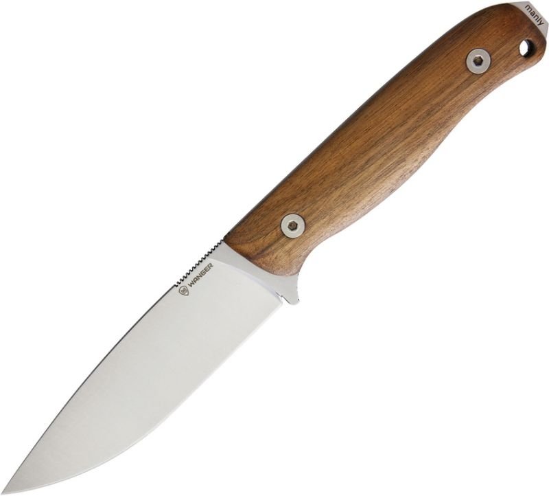 MANLY Nôž s pevnou čepeľou Drugar Fixed Blade 154 - orech (MLY015)