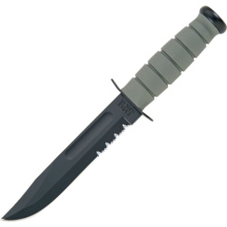 KA-BAR Nôž s pevnou čepeľou Fighting Knife, zúbkovaný (KA5012)