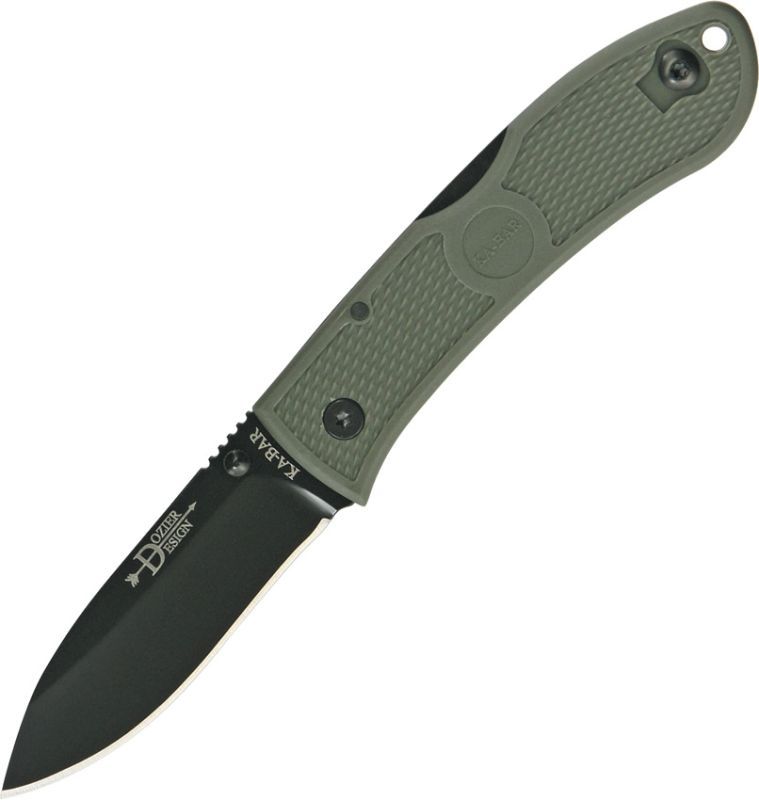 KA-BAR Zatvárací nôž Dozier Hunter - zelený (KA4062FG)