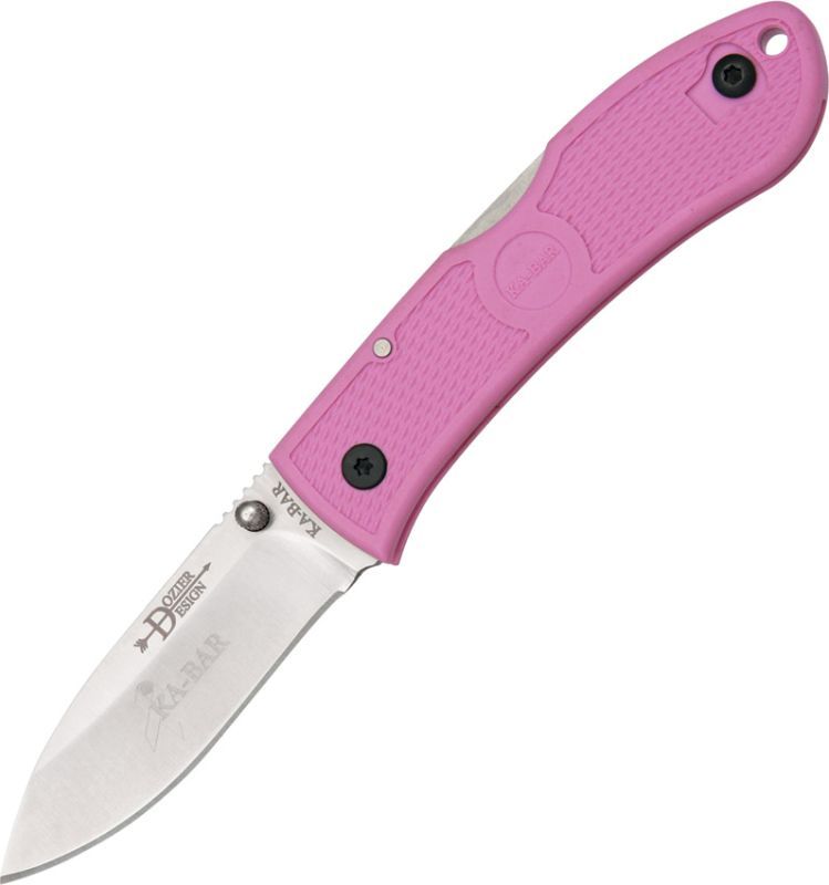 KA-BAR Zatvárací nôž Thinks Pink Dozier - ružový (KA4062PK)