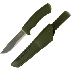 MORAKNIV Nôž s pevnou čepeľou Bushcraft Forest stainless steel - olive green (NZ-FOR-SS-02)