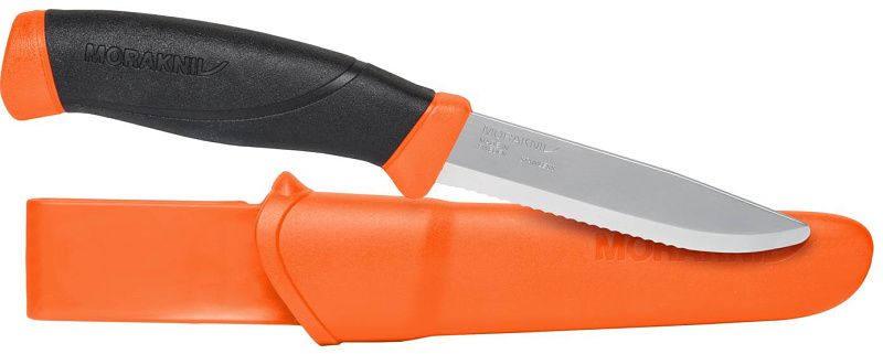 MORAKNIV Nôž s pevnou čepeľou Companion F RESCUE - Stainless Steel - červený/oranžový (NZ-CFR-SS-24)