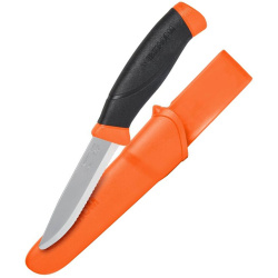 MORAKNIV Nôž s pevnou čepeľou Companion F RESCUE - Stainless Steel - červený/oranžový (NZ-CFR-SS-24)