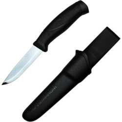 MORAKNIV Nôž s pevnou čepeľou Companion Black - Stainless Steel - čierny (NZ-CBL-SS-01)