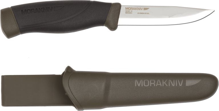 MORAKNIV Nôž s pevnou čepeľou Companion HeavyDuty MG (C) - Carbon Steel - zelený (NZ-CHD-CS-02)