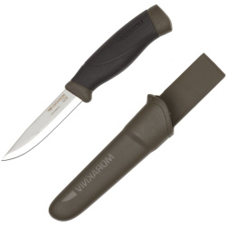 MORAKNIV Nôž s pevnou čepeľou Companion HeavyDuty MG (C) - Carbon Steel - zelený (NZ-CHD-CS-02)
