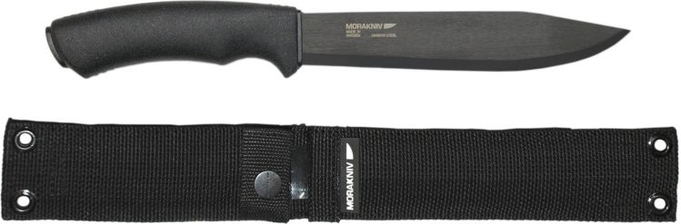 MORAKNIV Nôž s pevnou čepeľou Pathfinder - Carbon Steel - čierny (NZ-PTF-CS-01)
