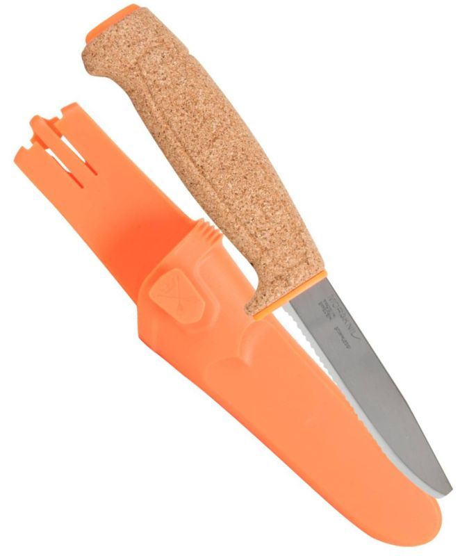 MORAKNIV Nôž s pevnou čepeľou Floating Serrated Knife - oranžový (NZ-FSR-SS-5424A)