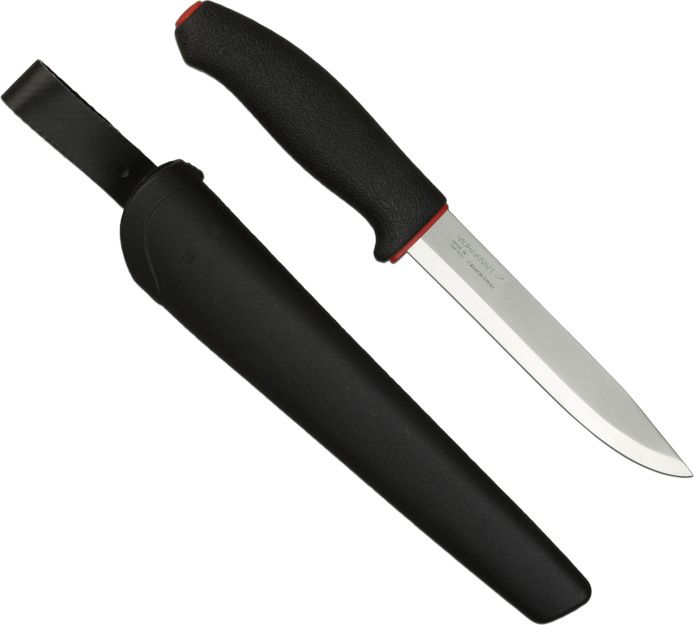 MORAKNIV Nôž s pevnou čepeľou Allround 731 - Carbon Steel - čierny (NZ-731-CS-01)