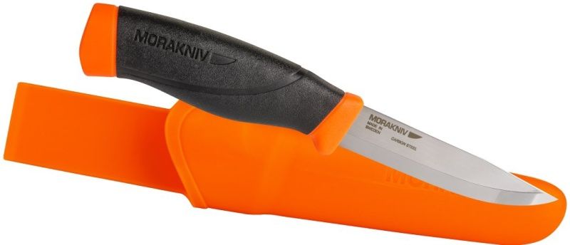MORAKNIV Nôž s pevnou čepeľou Companion HeavyDuty F (C) - Carbon Steel - oranžový (NZ-CHO-CS-24)