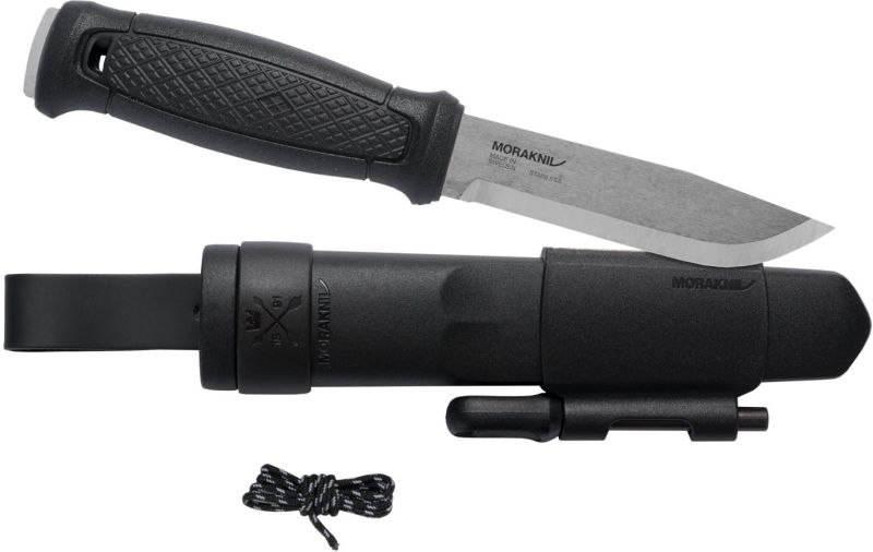 MORAKNIV Nôž s pevnou čepeľou Garberg w/ Survival Kit (S) - black (NZ-GSK-SS-01)