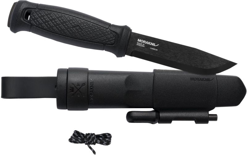 MORAKNIV Nôž s pevnou čepeľou Garberg BlackBlade w/ Survival Kit (S) - black (NZ-GSK-CS-01)