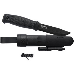 MORAKNIV Nôž s pevnou čepeľou Garberg BlackBlade w/ Survival Kit (S) - black (NZ-GSK-CS-01)