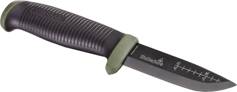 HULTAFORS Nôž s pevnou čepeľou OK4 Outdoor Knife Black - black / green