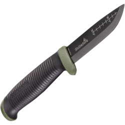 HULTAFORS Nôž s pevnou čepeľou OK4 Outdoor Knife Black - black / green