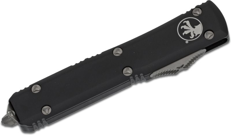 MICROTECH Zatvárací nôž Ultratech S/E Stonewash Partial Serrated