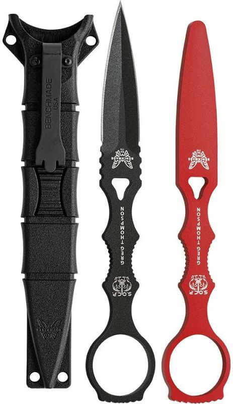 BENCHMADE Nôž s pevnou čepeľou SOCP COMBO 2ks (176BK-COMBO)