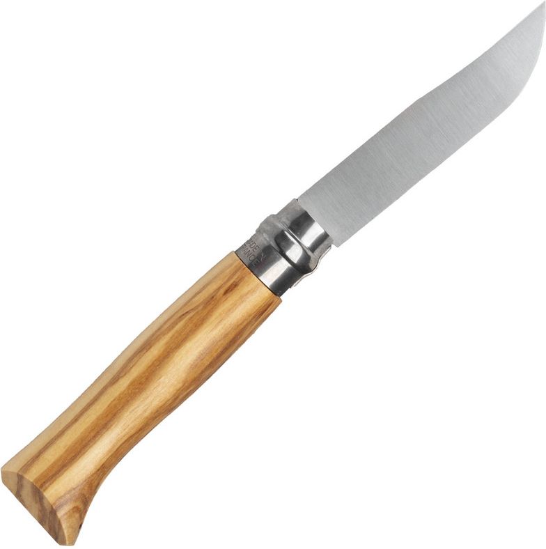 OPINEL Zatvárací nôž N08 Inox s púzdrom - oliva