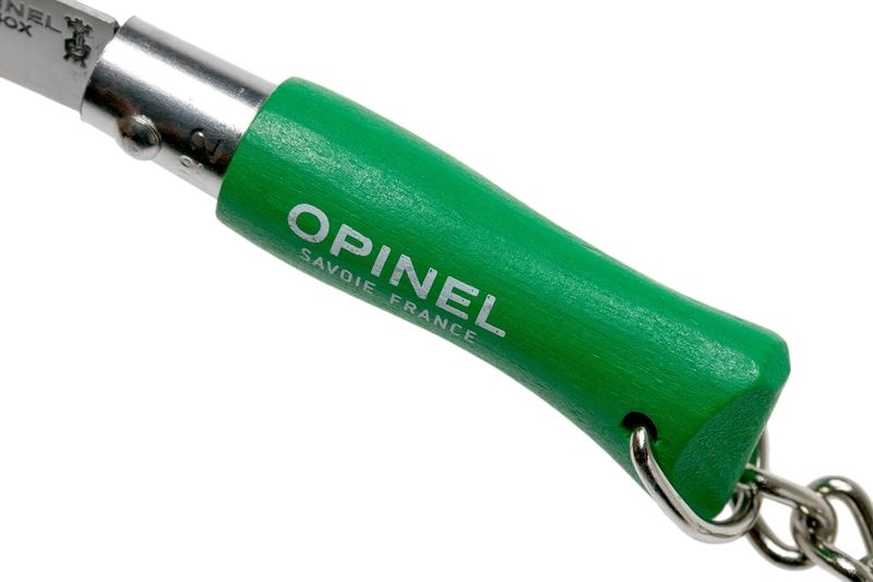 OPINEL Zatvárací nôž N02 VRI Kľúčenka 3,5 - buk/zelený