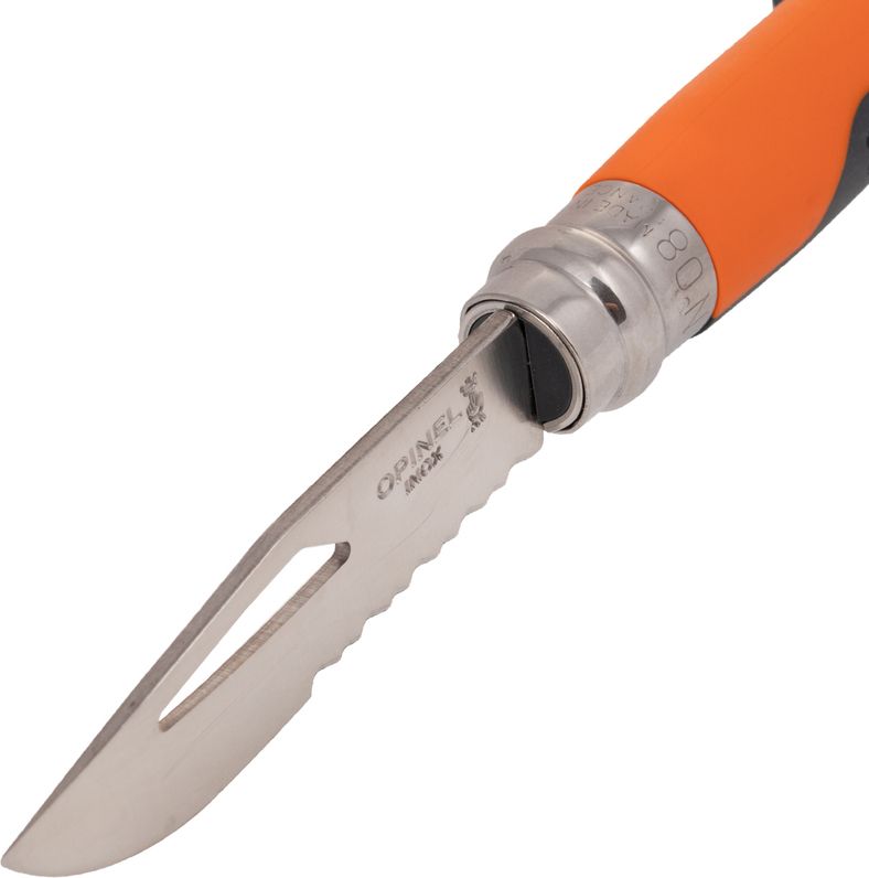 OPINEL Zatvárací nôž N08 Inox Outdoor - oranžová/čierna