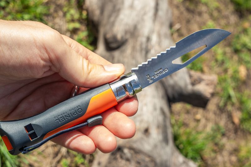 OPINEL Zatvárací nôž N08 Inox Outdoor - oranžová/čierna