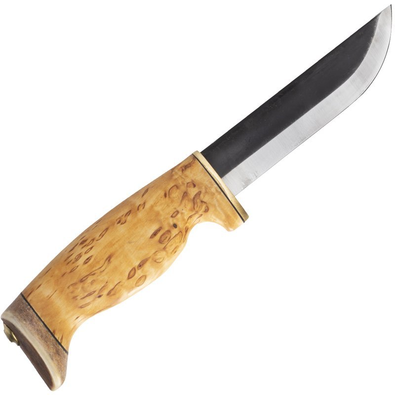WOOD JEWEL Nôž s pevnou čepeľou Väkärä safety 24,5 - breza (WJ23VAH)