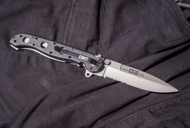 CRKT Zatvárací nôž M16-13Z Zytel Medium Spear, zúbkovaný (CR13Z)