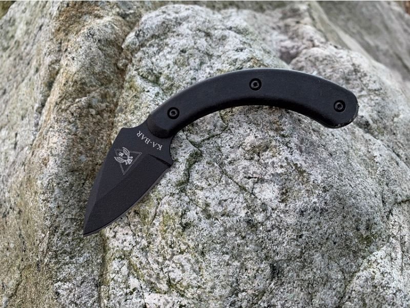 KA-BAR Nôž s pevnou čepeľou TDI Ladyfinger - čierny (KA1494)