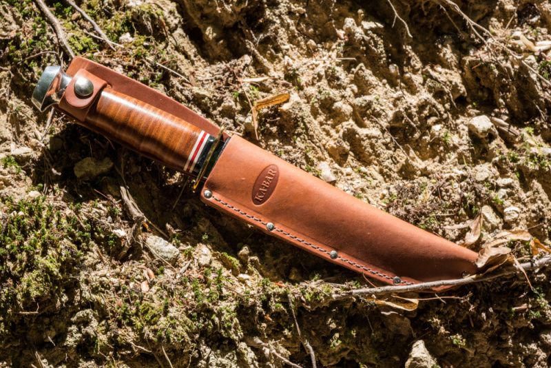 KA-BAR Nôž s pevnou čepeľou Bowie Leather Handle (KA1236)