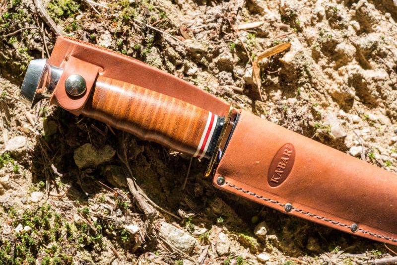 KA-BAR Nôž s pevnou čepeľou Bowie Leather Handle (KA1236)