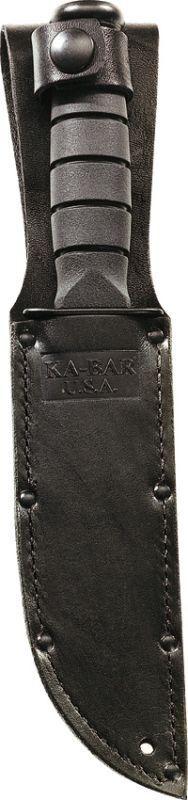 KA-BAR Nôž s pevnou čepeľou Short Tanto Leather (KA1254)