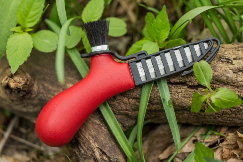 MORAKNIV Nôž s pevnou čepeľou Karl-Johan Mushroom Knife - červený (NZ-KJM-SS-25)